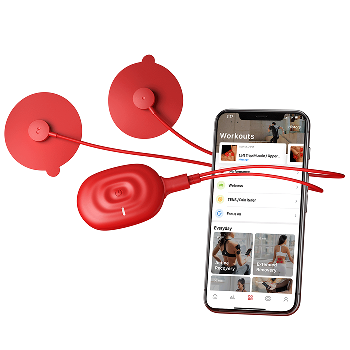 PowerDot Duo Punainen Lihasstimulaattori
