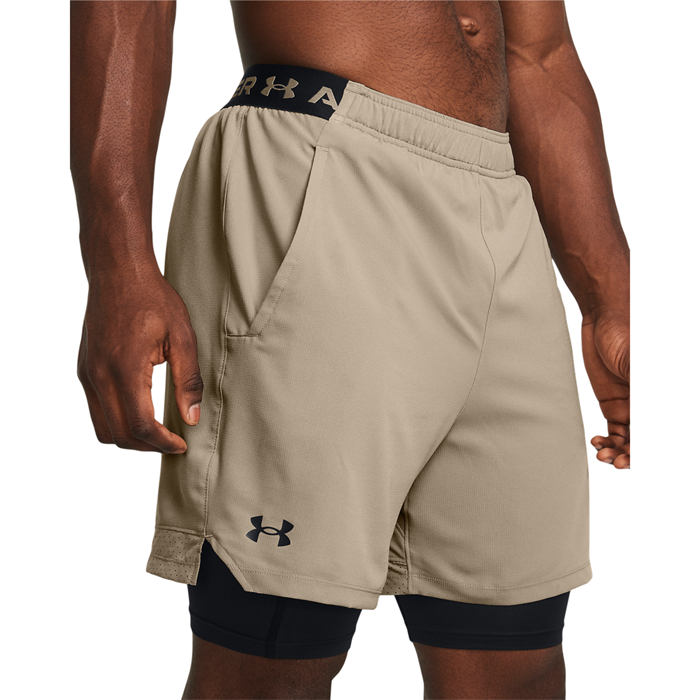 Vanish Woven 2-in-1 Shorts Beige