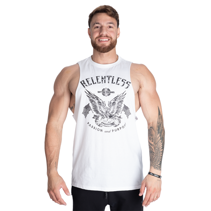 Relentless Cut Out T‑Paita Valkoinen