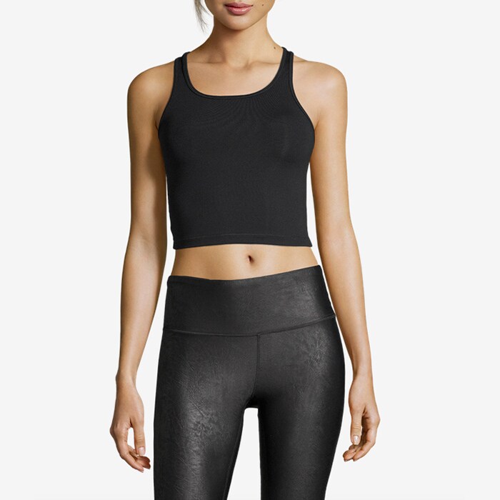 Casall Sportswear Crop Rib Racerback Black