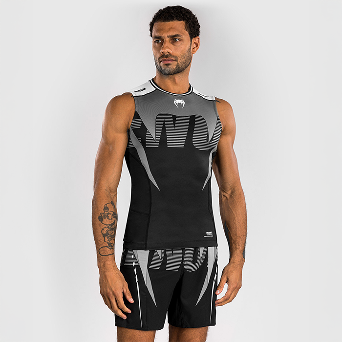 Venum Adrenaline Rashguard Musta Harmaa