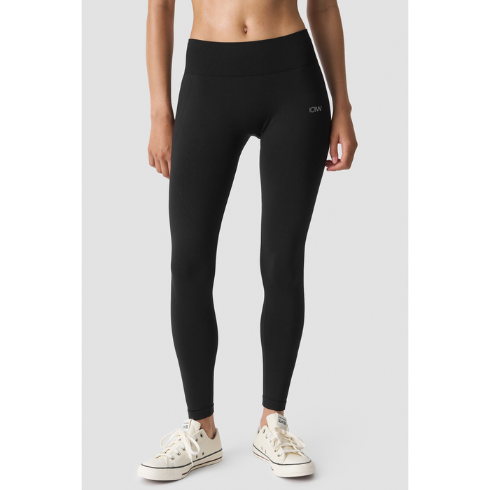 Shape Mid Waist Trikoot Musta