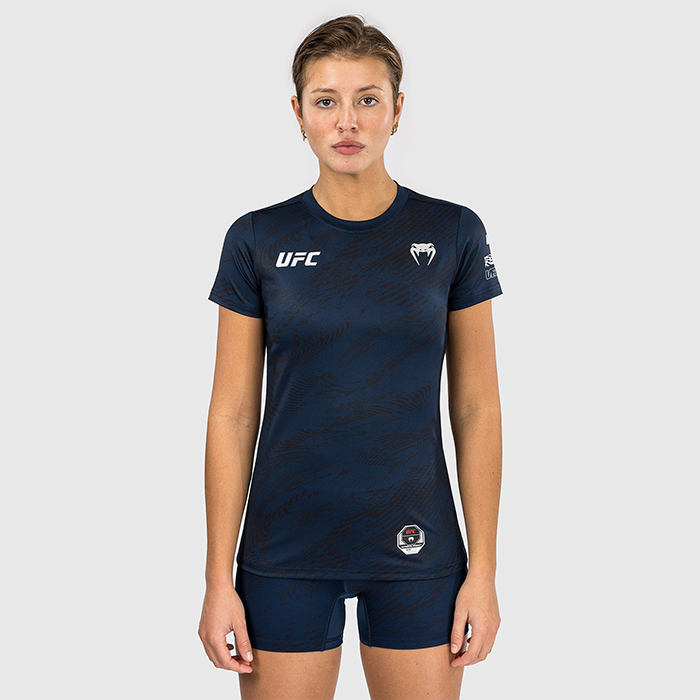 UFC Fusion by Venum Fight Week Women"s Dry-Tech T-Shirt Oceanic Blue'