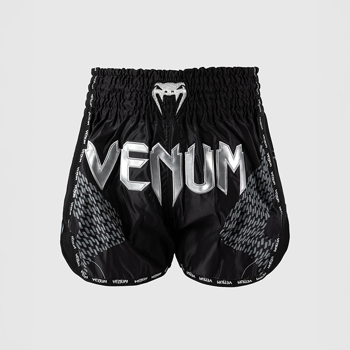 Nexus Muay Thai-Shortsit Musta Hopea