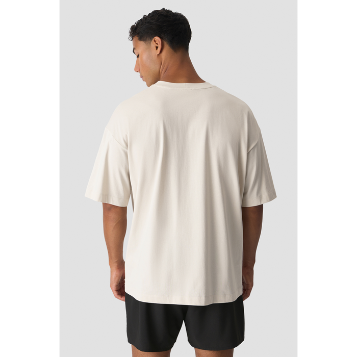 Everyday Oversized T-paita Vaaleanbeige
