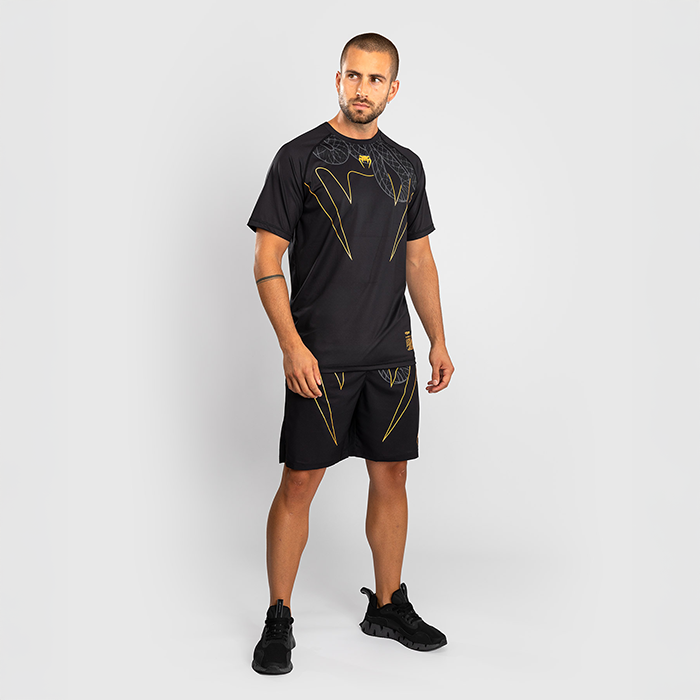 Serpenti Dry Tech T-paita Musta Hopea Kulta