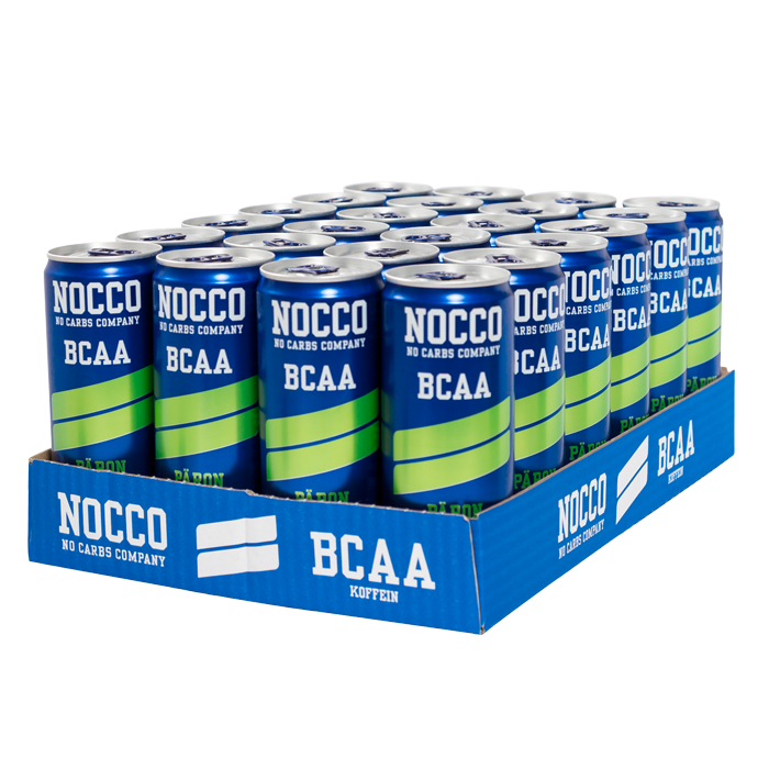 24 x NOCCO BCAA, 330 ml, Päron