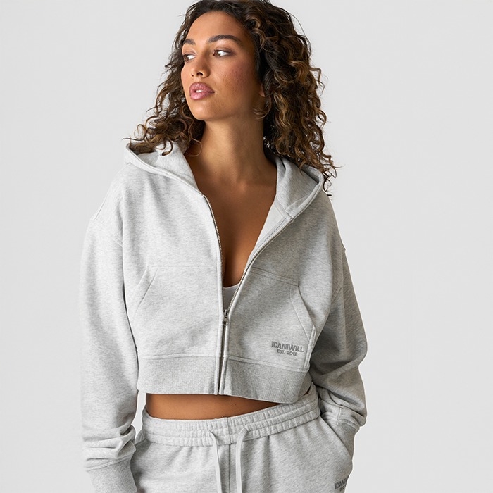 Essence Lyhyt Huppari Harmaa