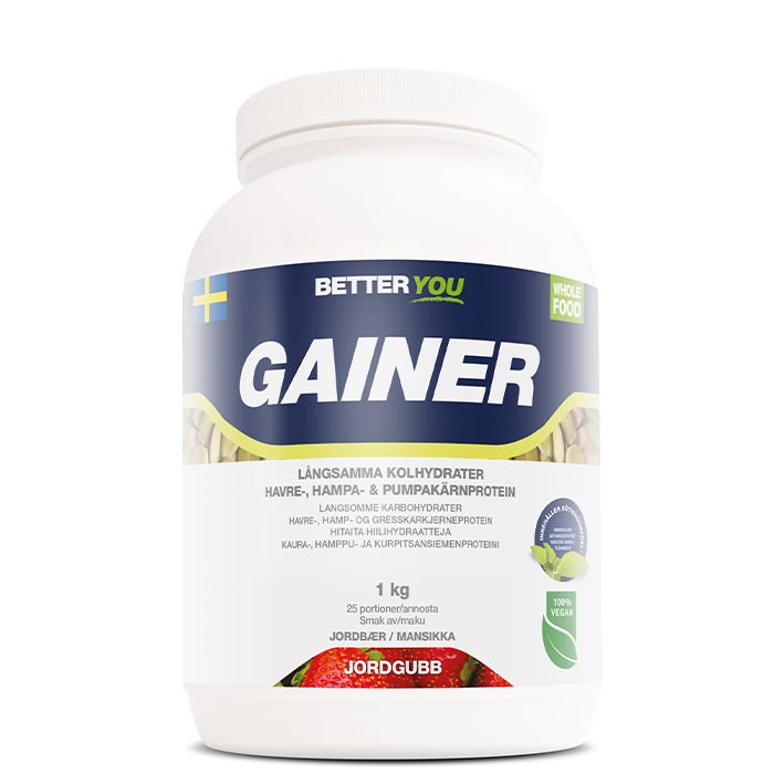 Whole Food Gainer Mansikka 1 kg