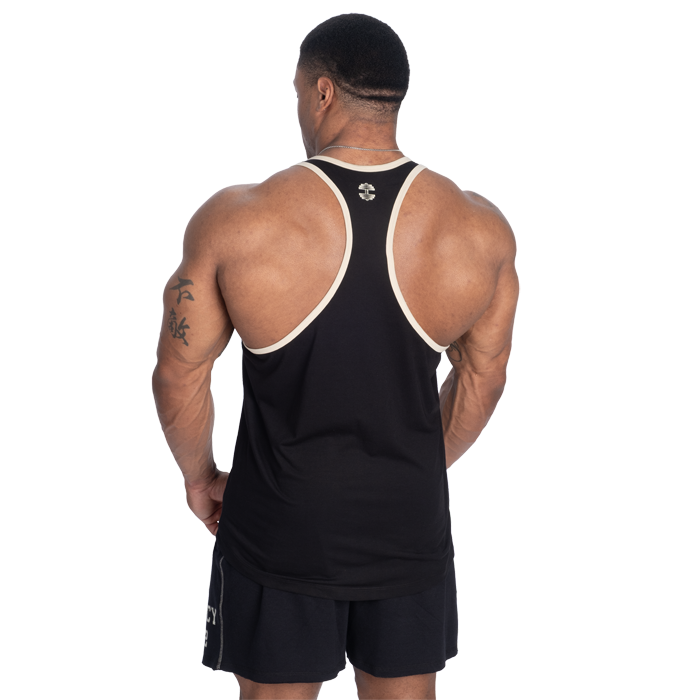 Legacy Essential T‑Back Toppi Musta Beige