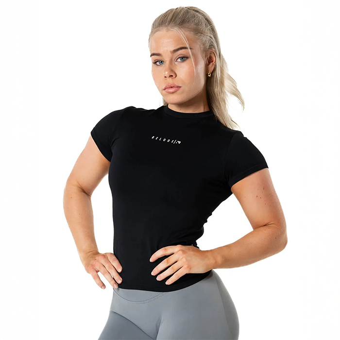 Aura Seamless T‑paita Musta