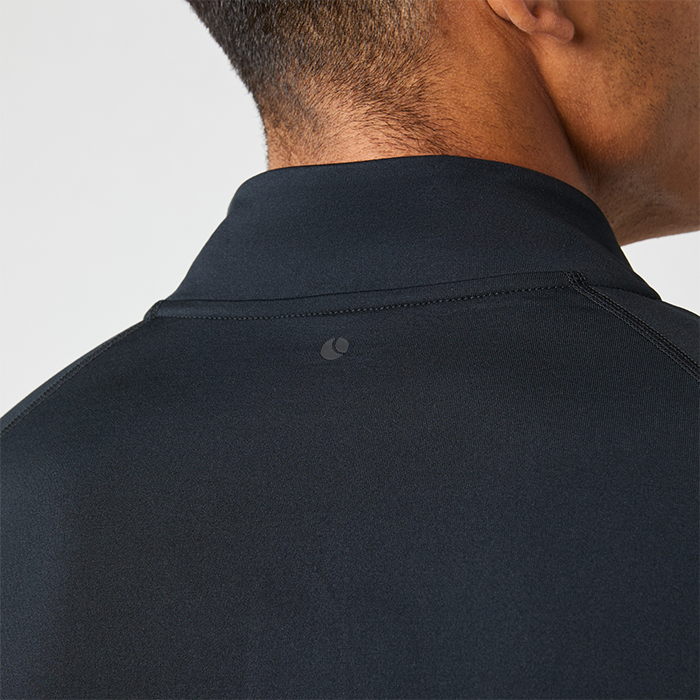 Midlayer Half-Zip Musta