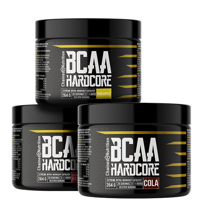 Chained Nutrition 3 x BCAA Hardcore 264g