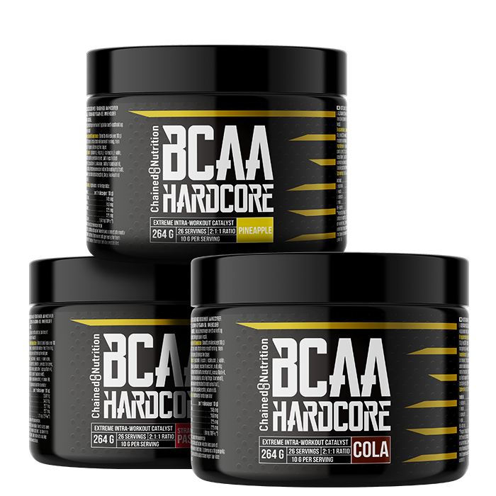 3 x BCAA Hardcore, 264g