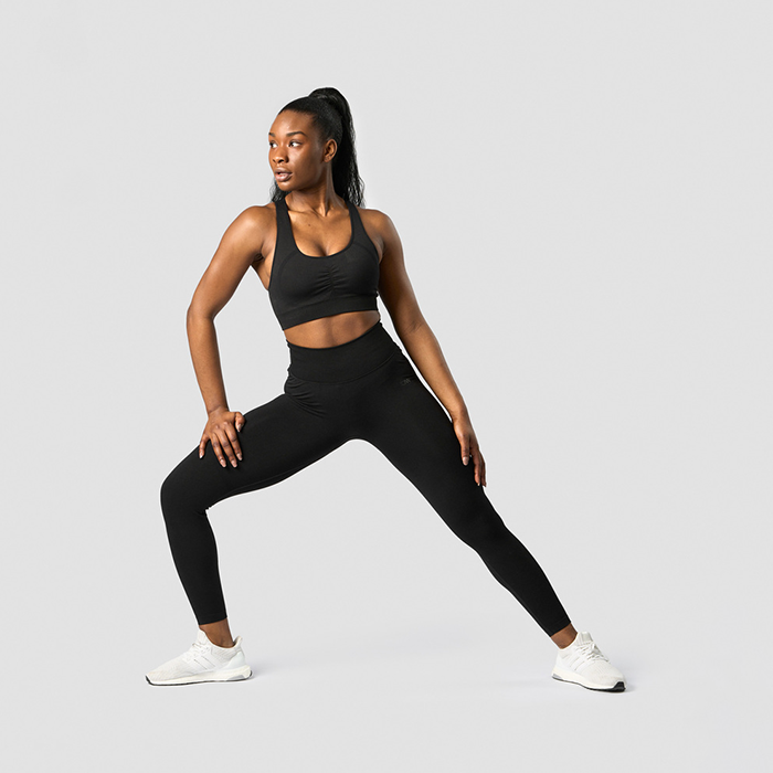 Rush Seamless Urheil bras Musta