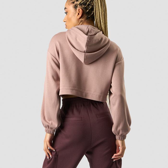 ICANIWILL Stance Cropped Hoodie Light Mauve