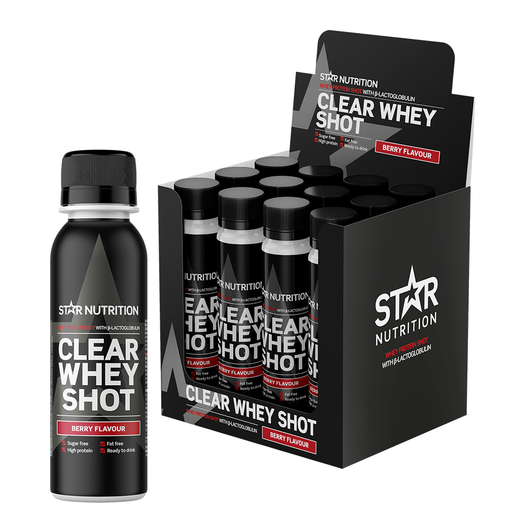 12 x Clear WheyHeraproteiini-shotti 100 ml berry