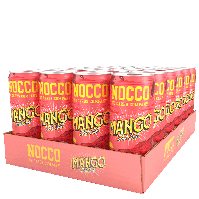 24 x NOCCO BCAA, 330 ml, Mango del Sol, FI