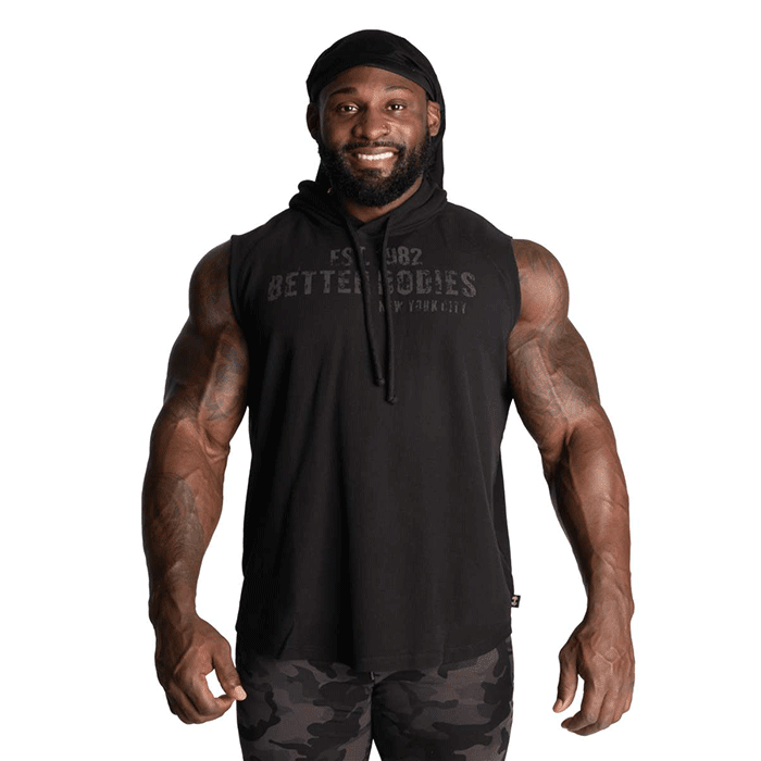 Better Bodies BB Thermal SL Hood Washed Black