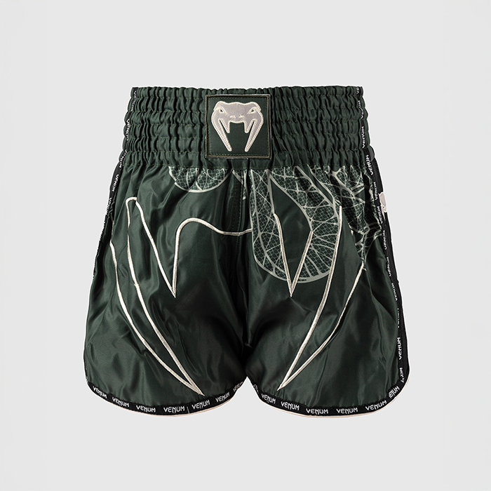 Serpenti Muay Thai-Shortsit Khaki Pronssi Ivory