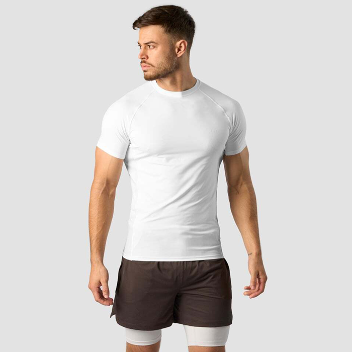 ICANIWILL Stride Muscle Fit T-shirt Men White