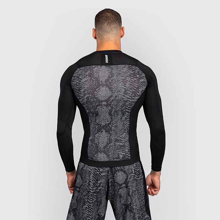 Venum G-Fit Scales Rashguard Musta Harmaa