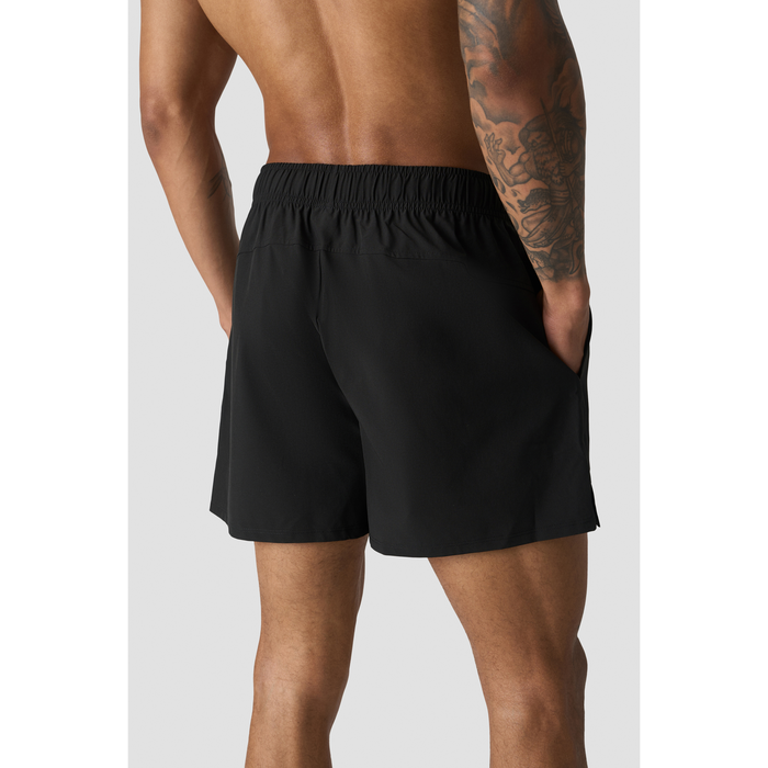 Training Shorts 5", Musta