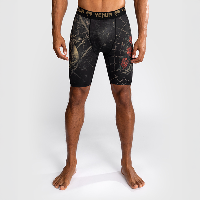 Santa Muerte 5.0 Vale Tudo Shorts Musta Kulta
