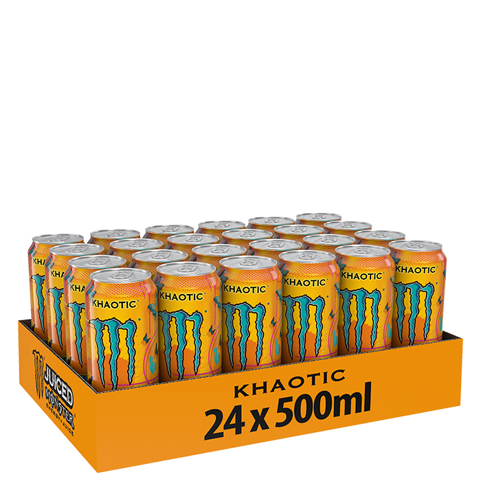 24 x Monster Energy, 50 cl, Juiced Khaotic