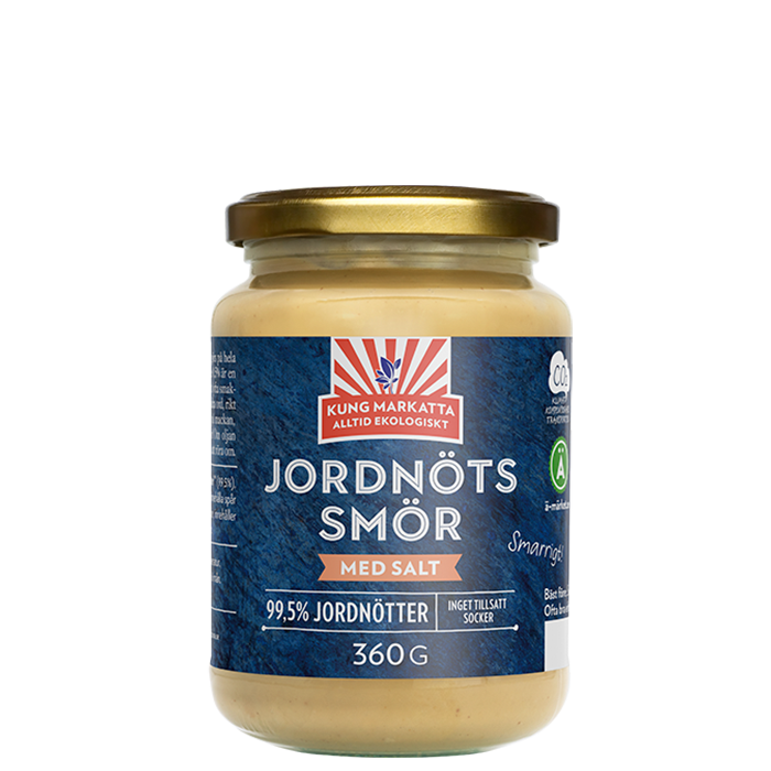 Jordnötssmör med salt Luomu, 360 g