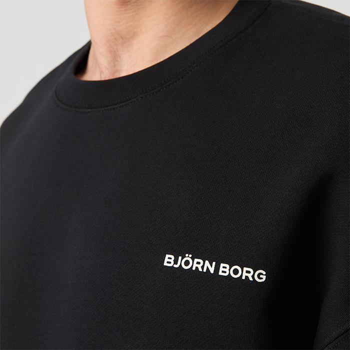 Borg Oversized Sweatshirt Musta