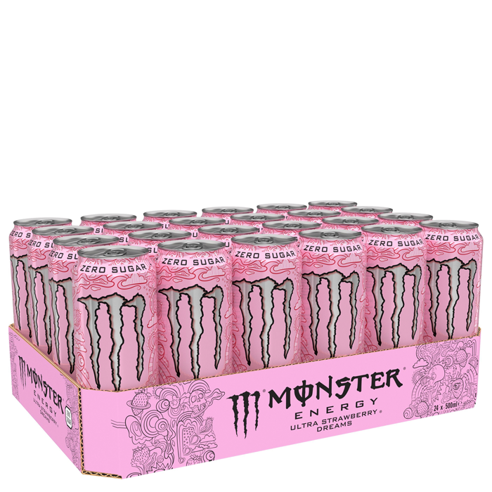 24 x Monster Energy Ultra 500 ml strawberry_dreams
