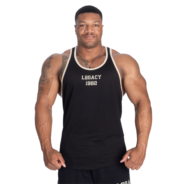 Legacy Essential T‑Back Toppi Musta Beige