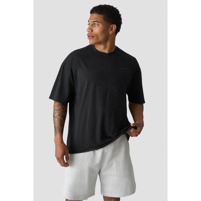 Grit T-paita Print, kivipesty musta