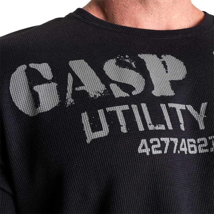 Thermal Gym Sweater, Asphalt