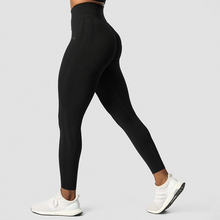 Rush Seamless Tights Musta