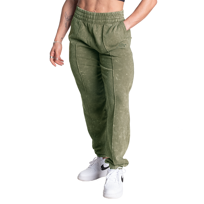 Acid Washed Sweatpants, Washed Green