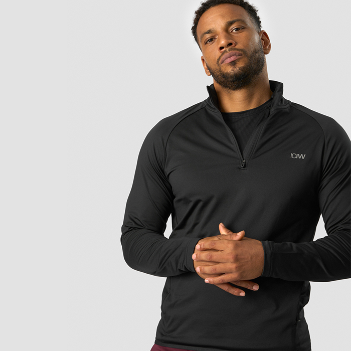 ICANIWILL Ultimate Training 1/4 Zip Black