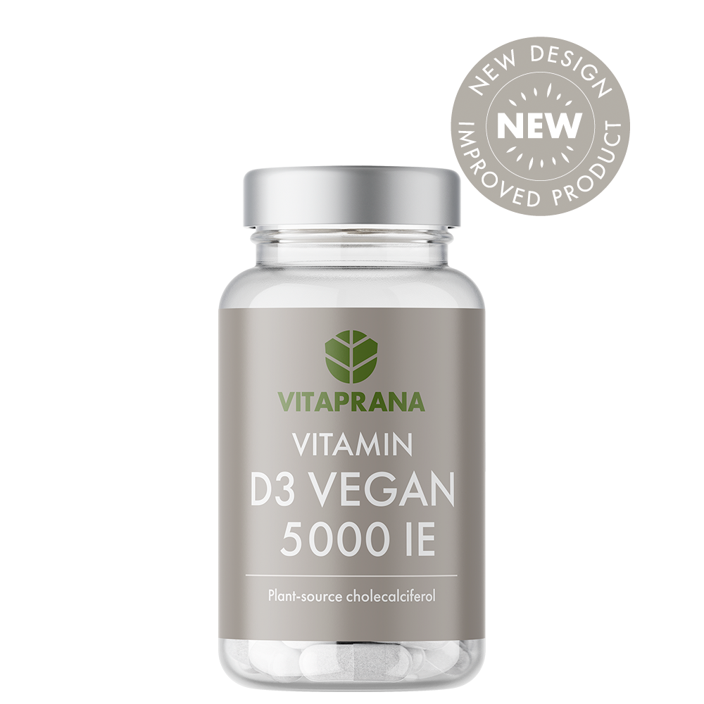 Vitamin D3 Vegaani 5000 IE 110 kapselia