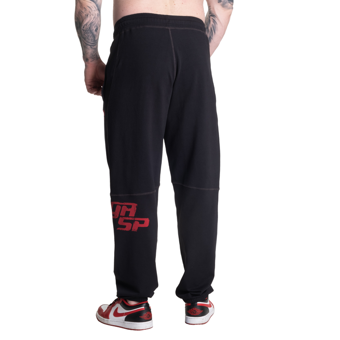 Vintage Sweatpants Musta Punainen