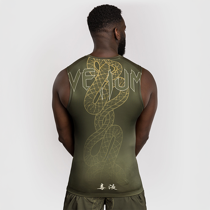 Serpenti Rashguard Hihaton Khaki Pronssi Ivory