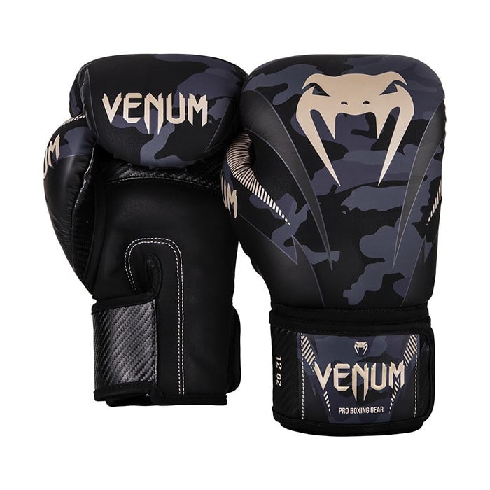 Venum Impact Boxing Gloves Dark Camo/Sand