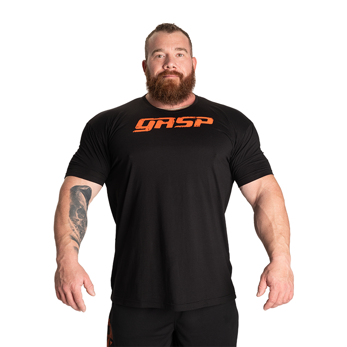 Legacy Gym T-paita Musta Oranssi