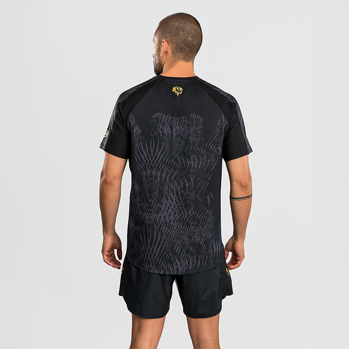 Venum X Chimaev Wild Borz Dry Tech T-paita Musta Harmaa