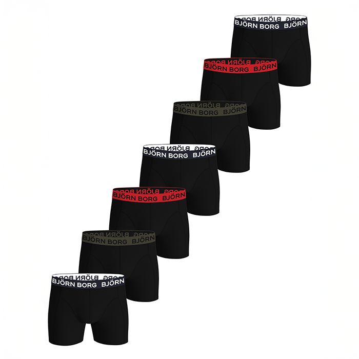 Cotton Stretch Boxer 7-pack Monipakkaus 2