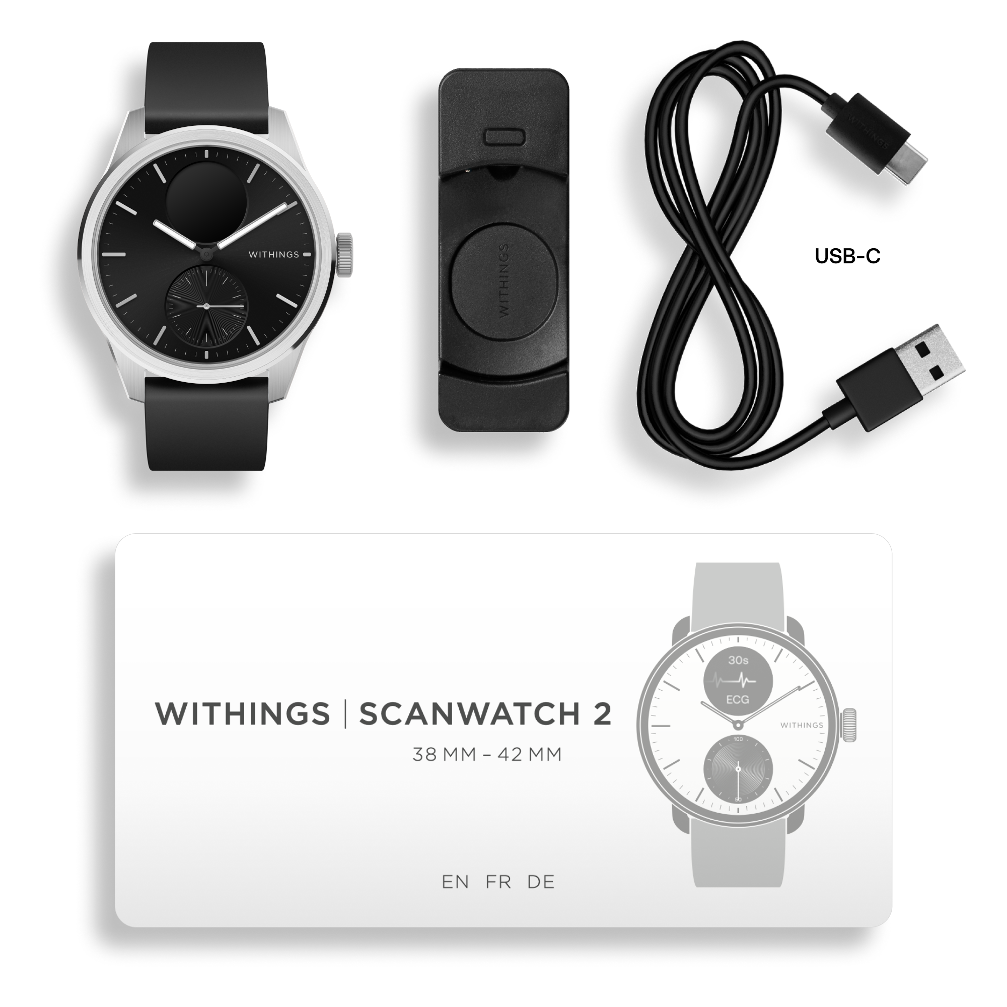 Treenikello Scanwatch 2 42mm Black