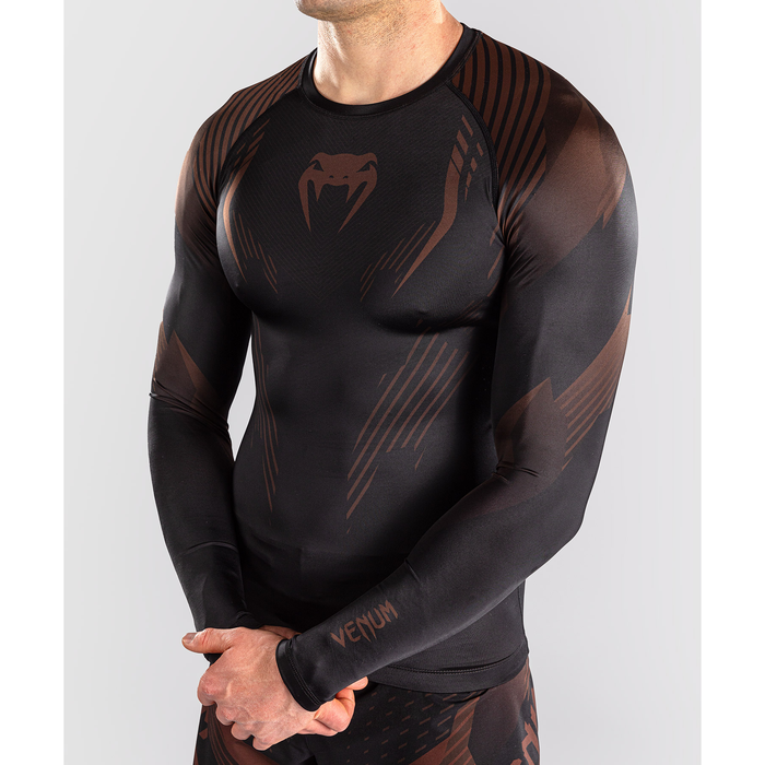 Venum NO-GI 6.0 Pitk&auml;hihainen Rashguard Musta/Ruskea