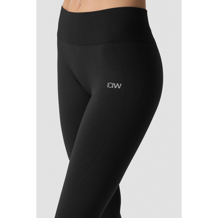 Shape Mid Waist Trikoot Musta