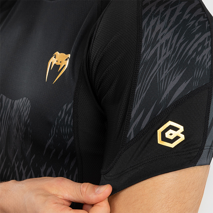 Venum X Chimaev Wild Borz Rashguard Lyhythihainen Musta Harmaa