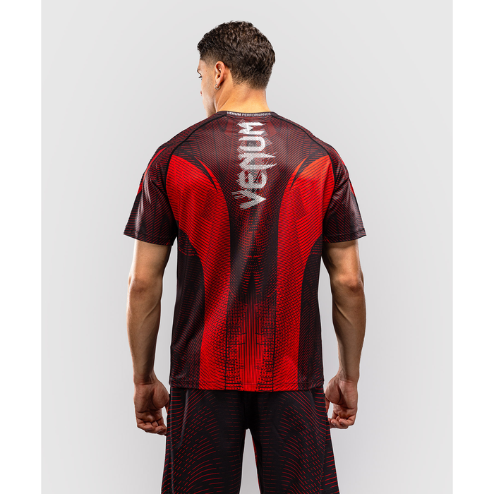 Venum GALACTIC 3.0 Dry Tech T-paita Punainen/Hopea